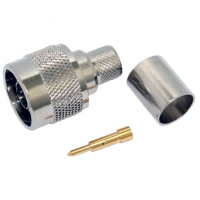 NPCR519 N Connector Crimp Plug LLA400, LMR-400, MRC 400 AFB, TZC 500 32, WBC-400, WCX400