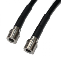 QMA PLUG TO QMA PLUG CABLE ASSEMBLY RG223 2M