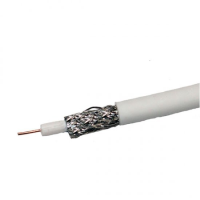 RG59 Miniature Coaxial Cable White LSZH Price Per  100m Reel