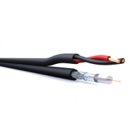 RG59 Shot Gun Coaxial Cable POWER BLACK & RED 100M Drum