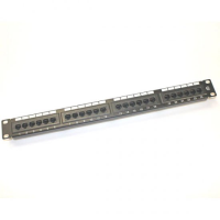 RJ45 1U 24 PORT UTP PATCH PANEL CAT5E