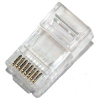 RJ45 8 WAY PLUG  CAT5E, Pack of 10 RJ458P8C