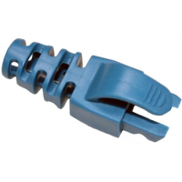 RJ45 SLIM SNAGLESS BLUE BOOT CAT5E CAT6 6.0MM PACK OF 10