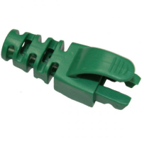 RJ45 SLIM SNAGLESS GREEN BOOT CAT5E CAT6 6.0MM PACK OF 10