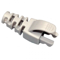 RJ45 SLIM SNAGLESS WHITE BOOT CAT5E CAT6 6.0MM PACK OF 10