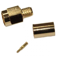 SMA Crimp Plug RG58C/U, 7806A, 9907, CNT-195, HPF195, KX 15, LMR-195, LLA195 WCX195, 1.0/2.95 AF, RG-141A/U, URM43, URM76.