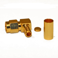 SMA Elbow Crimp Plug LMR195 and LLA195