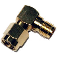 SMA Elbow Plug to Jack Adaptor