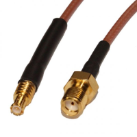 SMA JACK TO MCX PLUG CABLE ASSEMBLY RG316 0.25 METRE