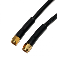 SMA MALE TO SMA MALE CABLE ASSEMBLY RG223 0.25M