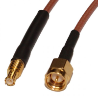 SMA PLUG TO MCX PLUG CABLE ASSEMBLY RG316 1.0 METRE