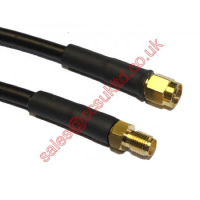 SMA Plug to SMA Jack Cable Assembly LMR240 0.75 Metre