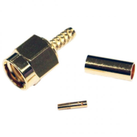 SMA Reverse Polarity Crimp Plug RG-174/U, RG-188A/U, RG-316/U, LLA100, LMR100, KX 22A, KX 3, BMRC 100 Flex