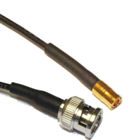 SMB MALE TO BNC MALE CABLE ASSEMBLY RG174 1.5M