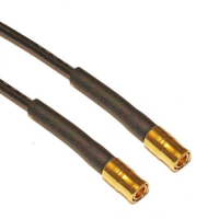 SMB MALE TO SMB MALE CABLE ASSEMBLY RG174 0.5M