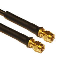 SMC MALE TO SMC MALE CABLE ASSEMBLY RG174 0.25M