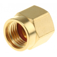 Telegartner H00040A0001 SMA Plug Metal Dust Cap to fit SMA Jack Gold Plated, IP68,