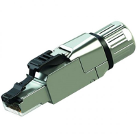 Telegartner J00026A5005 Male Cat8.1 RJ45 Connector Shielded Straight Cable Mount Mount Price Each