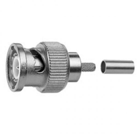 Telegartner J01002A1350 BNC 75 OHM HDTV CRIMP PLUG 0.4/2.5