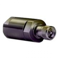 UHFM-SCF12-002 UHF Male Connector for 1/2" Coaxial Cable, Knurled nut O-ring sealing, Brass/Silver