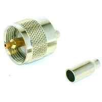 UPCR100 UHF Crimp Plug LMR100 PL259