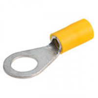 YELLOW CRIMP RING 8MM