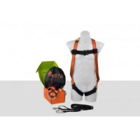 ARESTA MEWP KIT 1-2M ADJ WEB LANYARD - SINGLE POINT HARNESS - SCREWGATE CARABINE