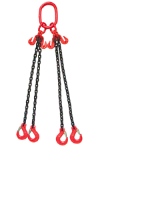 Four (4) Leg 13mm Grade 80 Lifting Chain Sling 11.2T Safe working Load
