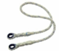 Rope Lanyard with eye each end 1mtr for Height Safety