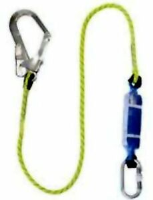 Shock Absorbing Lanyard 1.8m complete with Scaffold hook