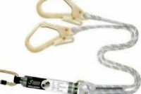 Y Shock Absorbing Lanyard 2m with Scaffold Hooks Height Safety