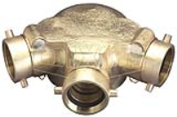 Triple Clapper Siamese Connection Bottom Outlet