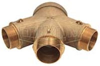 Three Way Male Outlet Roof Connection Back Outlet