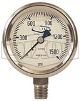 Stainless Liquid Filled Gauge Lower Mount