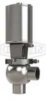 SSV Series Single Seat Valve, Shut-Off L Body, Weld, Double Acting Actuator (Air-To-Air)