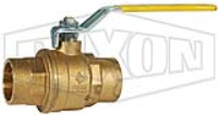 Solder End Brass Ball Valve
