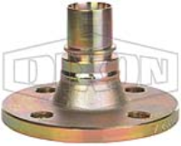 Smooth Tail Fixed Flanged Hose Spigot x Tail