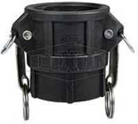 Polypropylene Cam & Groove Type D Coupler x Female NPT