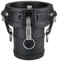 Polypropylene Cam & Groove Type C Coupler x Hose Shank