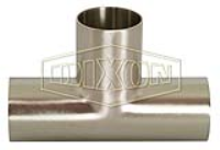 Polished Long Weld Tee