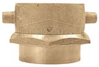 Open Snoot Brass Female Swivel Adapter- Pin Lug