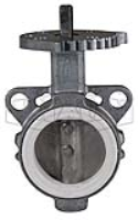 One Piece Aluminum Butterfly Valve with Stainless Steel Disc