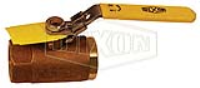 Locking Handle Bronze Ball Valve