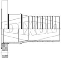 Holedall® External Swage Flanged Stem