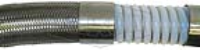 Helically Convoluted PTFE Tube with Stainless Steel Braid