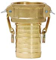 Global Crimp Style Cam & Groove Type C coupler x hose shank