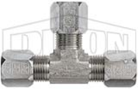 Flareless Bite Male Tube Union Tee