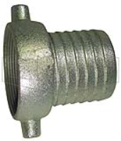Female BSP Lugged Water Coupling with King Shank Serrated Tail