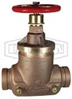 Factory Set Pressure Reducing Brass Globe Valve Grooved x Grooved