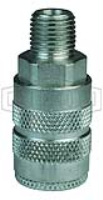 F-Series Pneumatic Manual Male Threaded Coupler